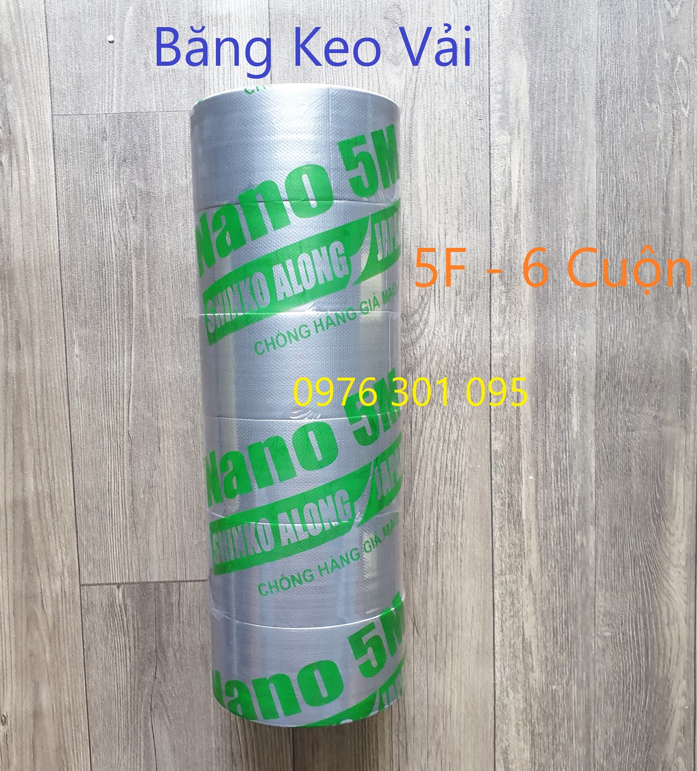 Băng Keo Vải Màu Xám - 5F