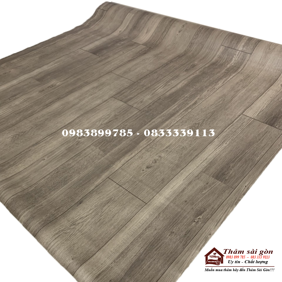 [1mx1m] Thảm simili nhựa vân gổ