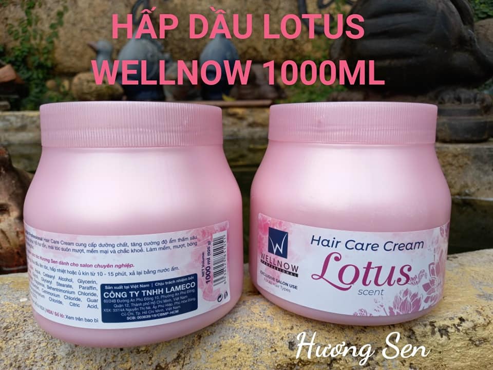 HẤP DẦU TINH CHẤT HOA SEN LOTUS WELLNOW 1000ML
