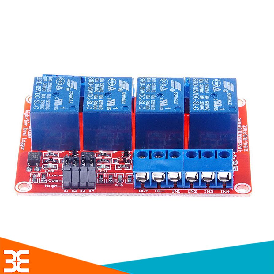 Module relay 5vdc 4 kênh high / low