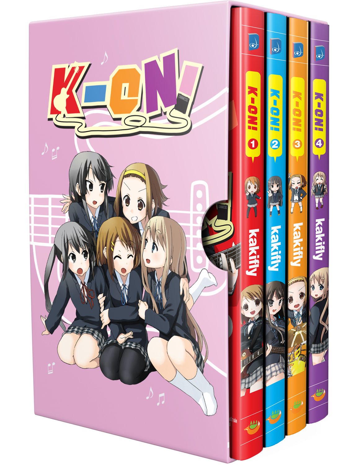 K-on boxset - tặng kèm 7 card pvc nhân vật + standee k-on