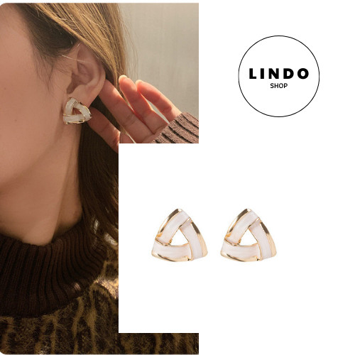 [HCM]Bông tai thời trang công sở nữ cổ điển LINDO