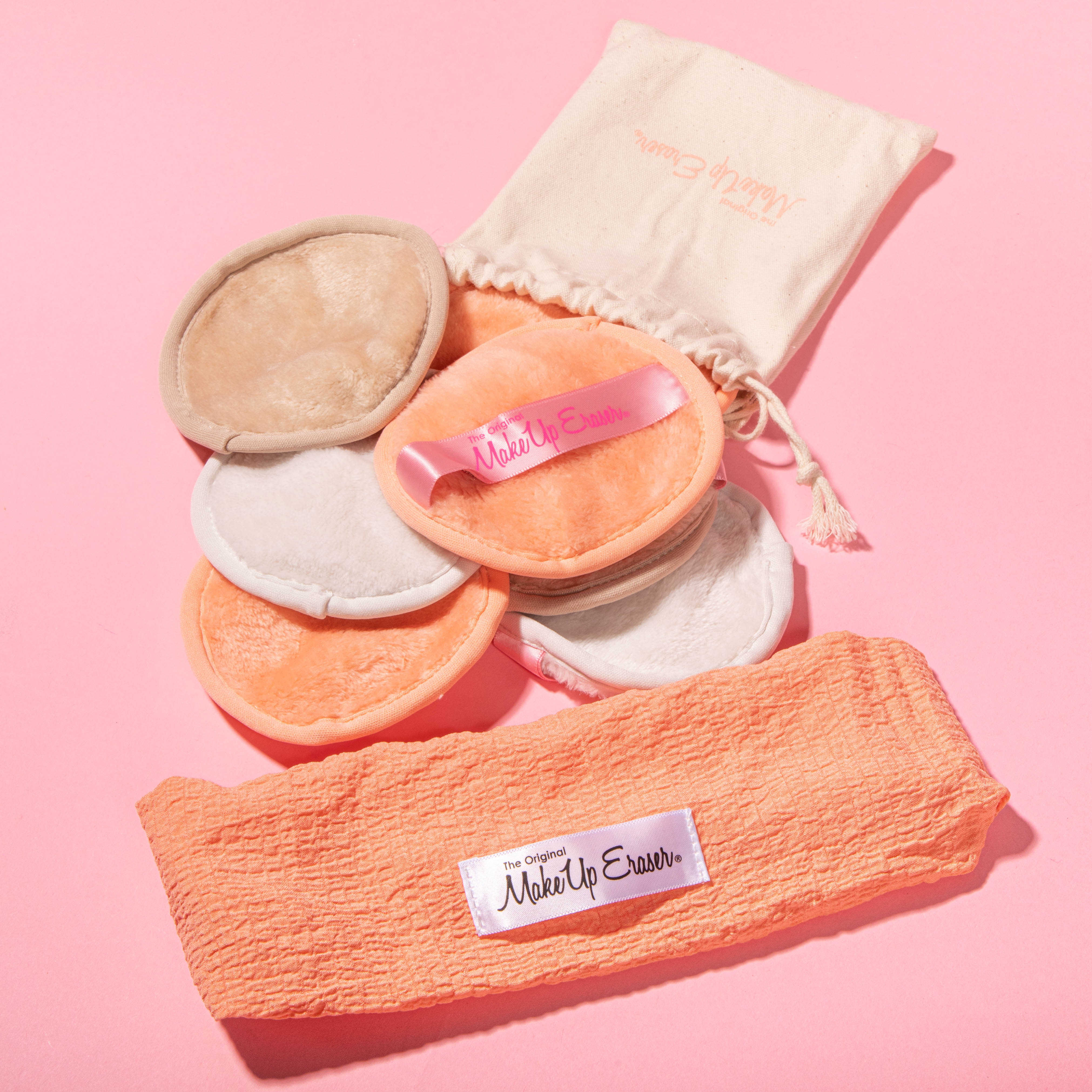 Set mini khăn tẩy trang và tẩy da chết siêu mềm mịn MakeUp Eraser bản Cam nổi bật Peachy Clean (kèm quà cực xinh!)