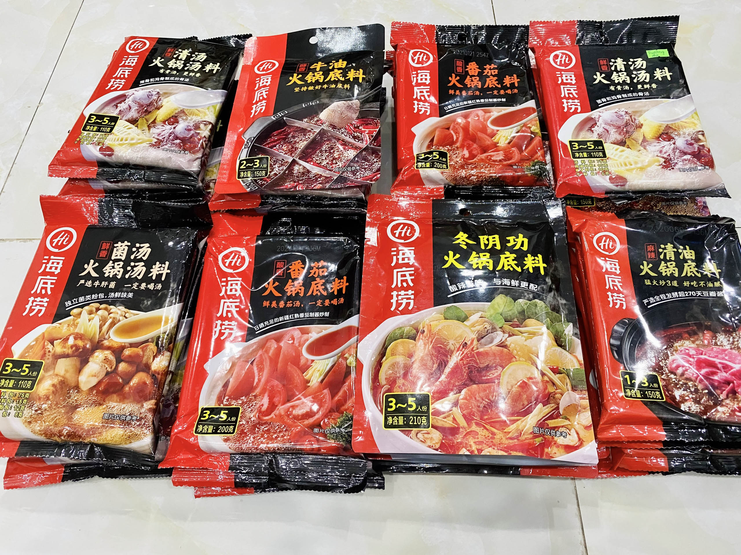 Gia vị lẩu Haidilao thượng hạng [Hàng chuẩn][FreeShip]
