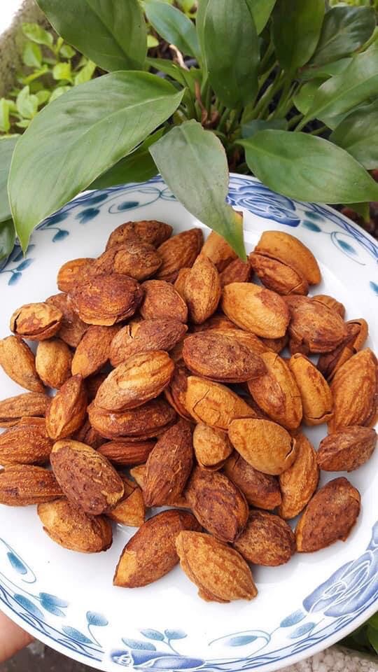TÚI 500GR HẠNH NHÂN MỸ RANG BƠ HÀNG VỎ MỎNG - DATE MỚI