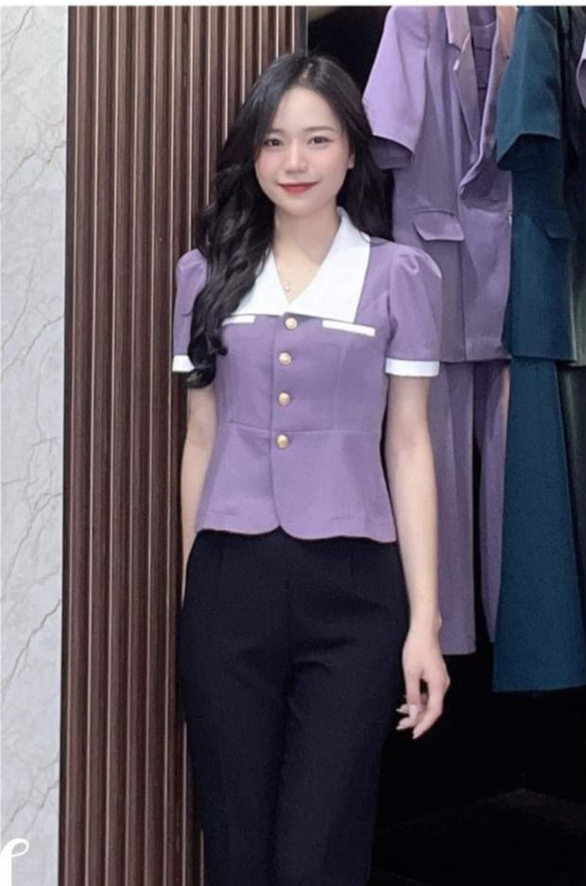 ÁO KIỂU DUYÊN DÁNG QUÝ CÔ B8877