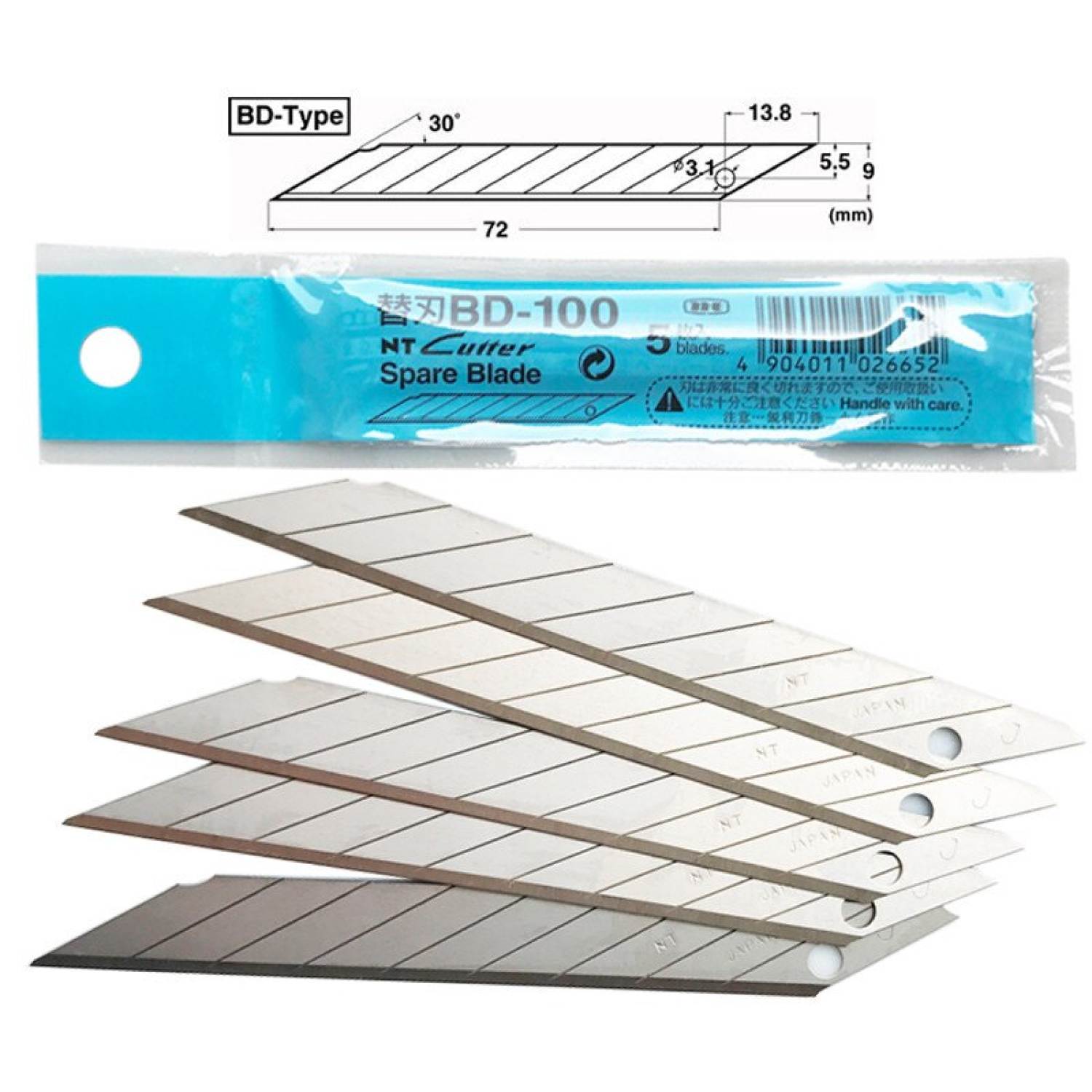Lưỡi dao NT BD-100 (30 độ)