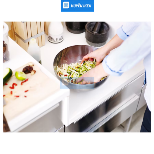 Tô Inox IKEA trộn salad