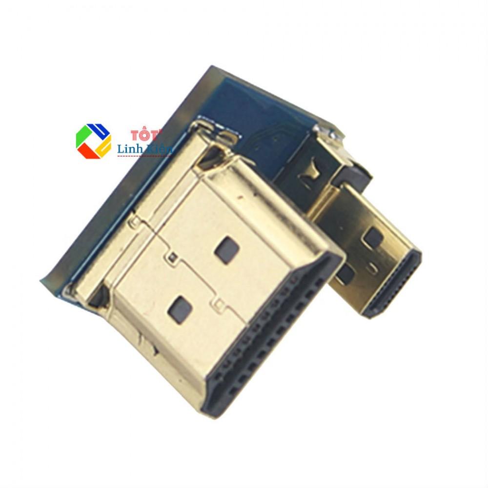 Đầu chuyển đổi kết nối hdmi sang micro hdmi cho raspberry pi 4