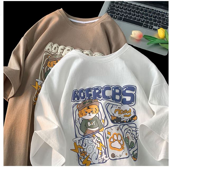 Áo thun unisex nam nữ Tiger Boy thời trang