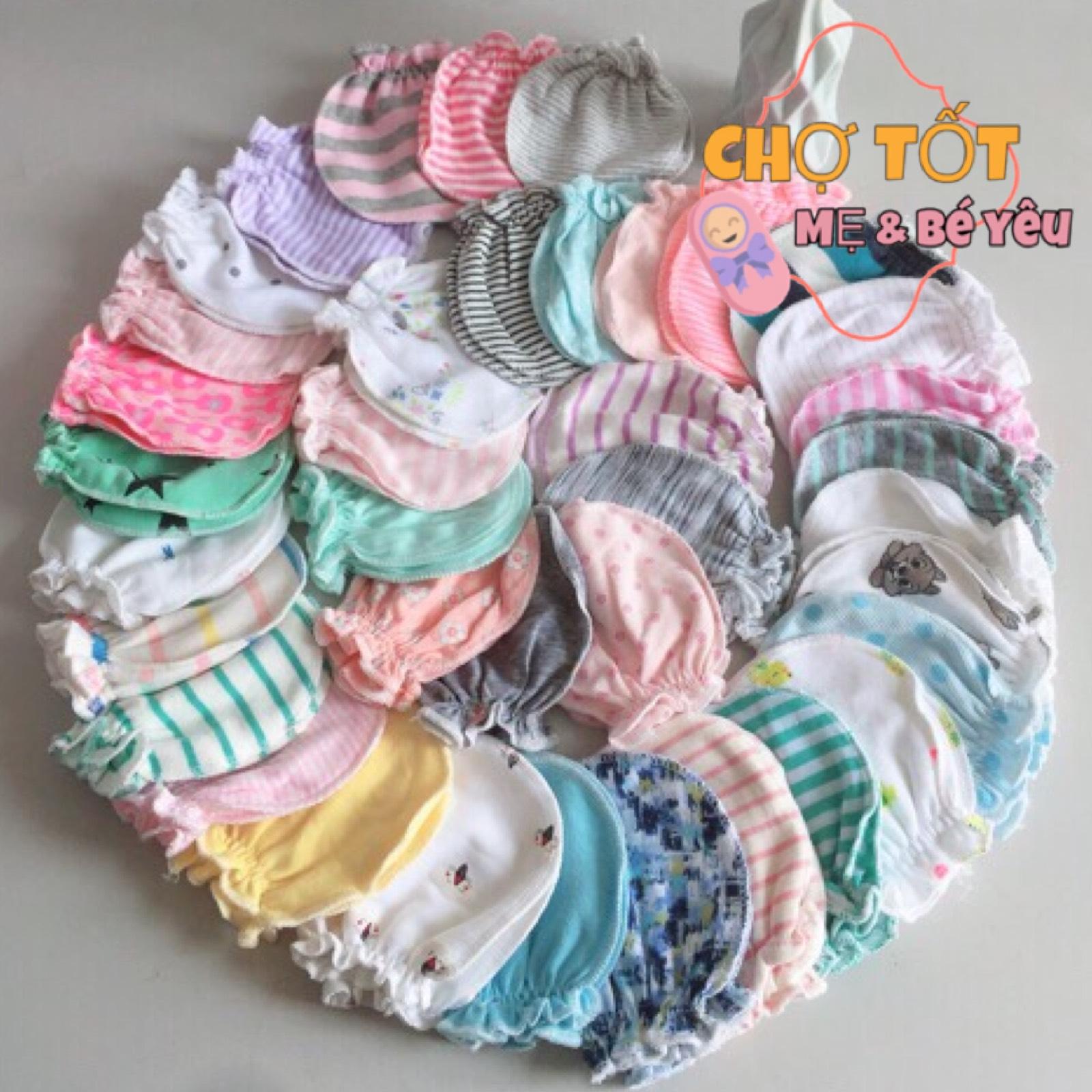 [HCM]SET 3 ĐÔI BAO TAY CHO BÉ SƠ SINH HOTGA (0-5 THÁNG)
