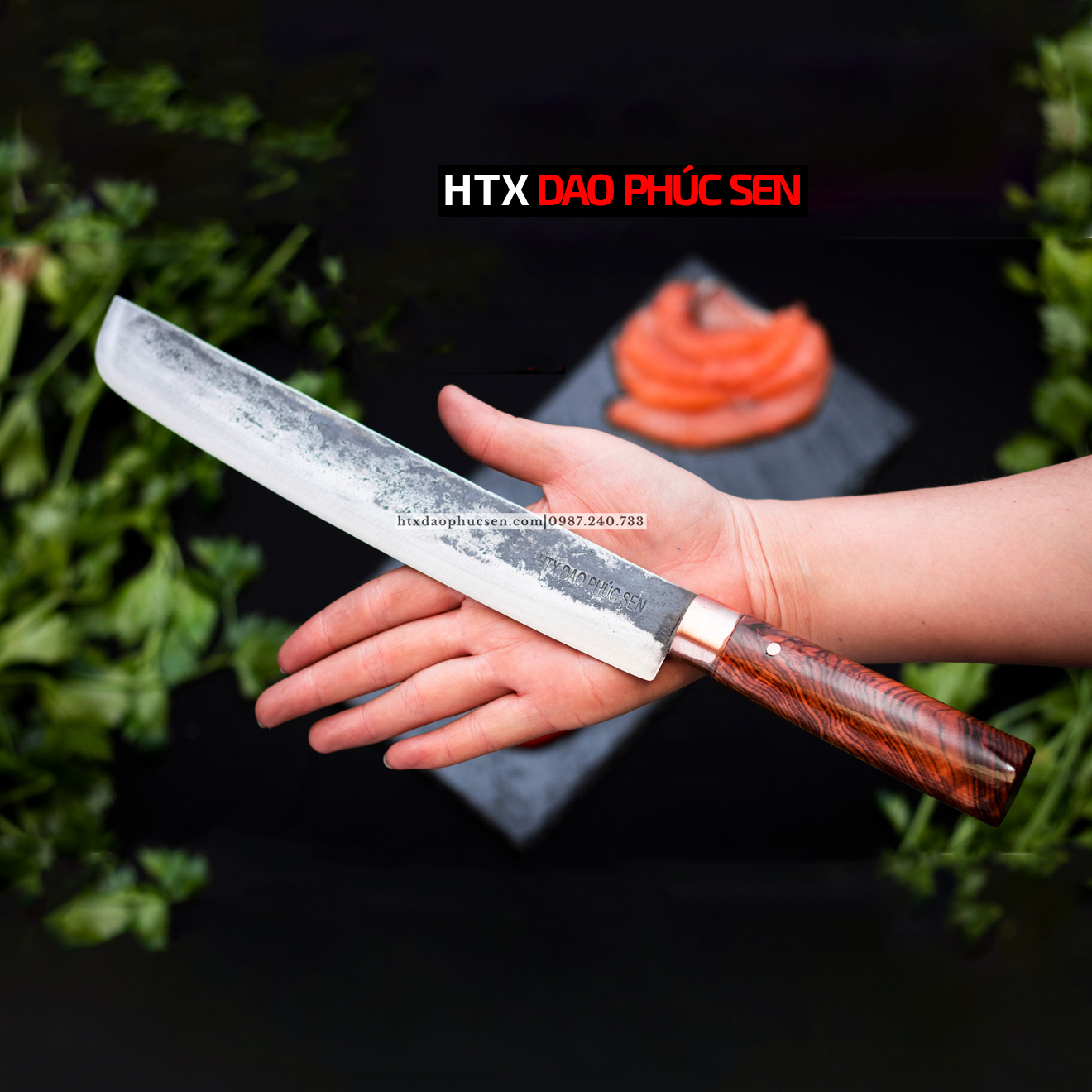 Takohiki Knife, Hand-Forged Tweezers, N15Dd