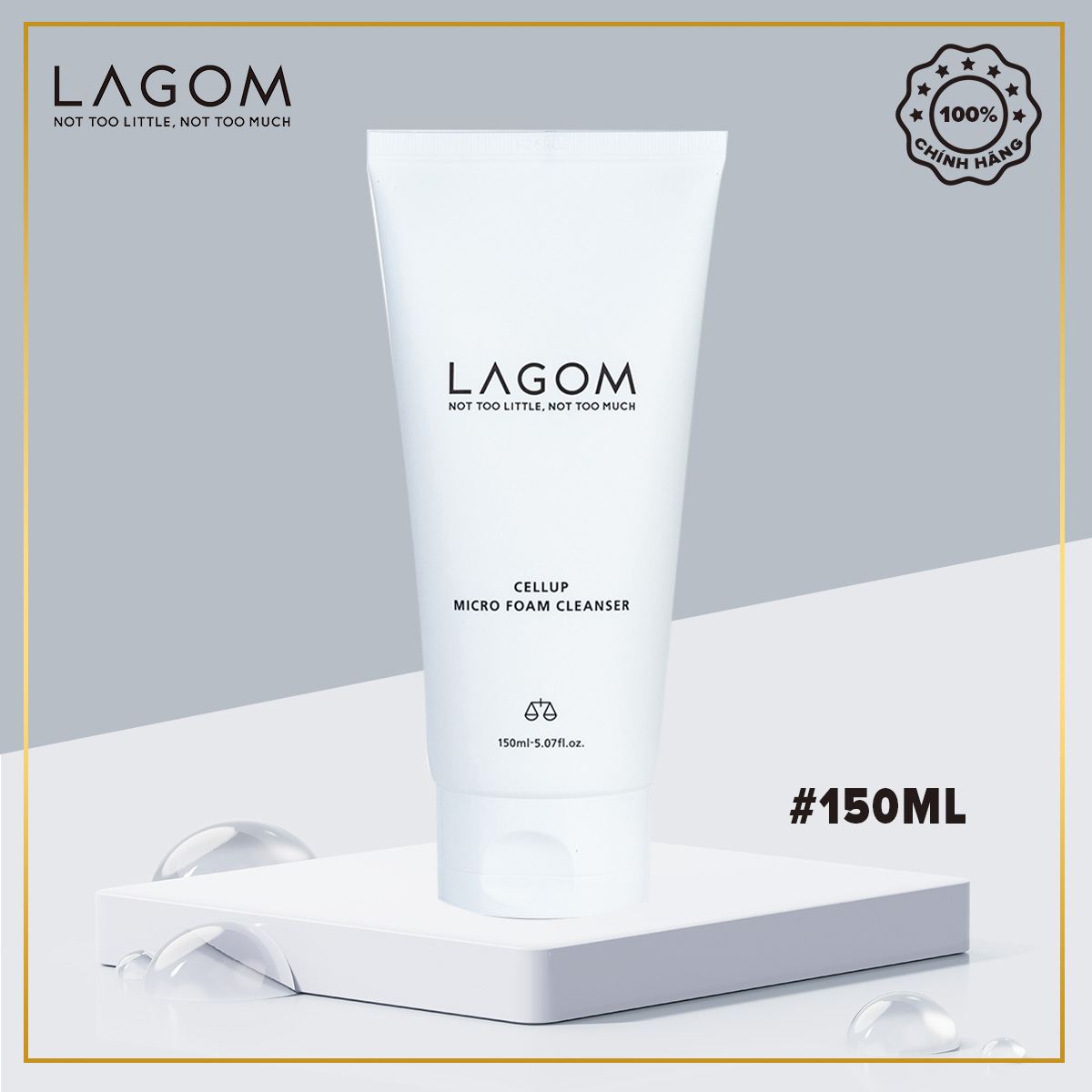 Sữa Rửa Mặt Tạo Bọt Lagom Cellup Micro Foam Cleanser 150ml