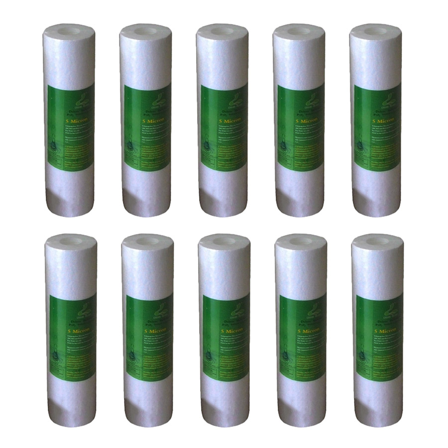 Bộ 10 lõi lọc nước 10inch không đầu bịt