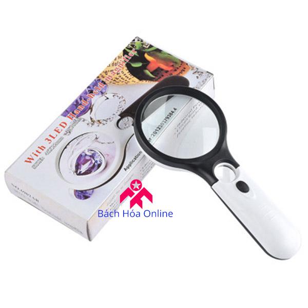 Kính lúp cầm tay 3X-45X có đèn
