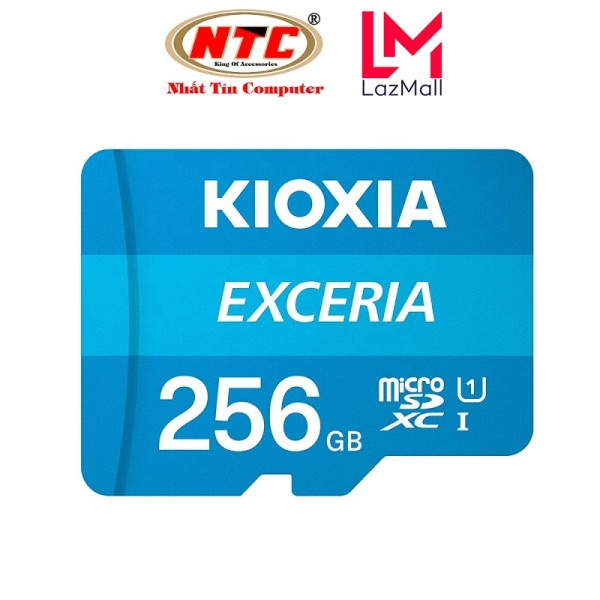 Thẻ nhớ MicroSDXC Kioxia Exceria 256GB UHS-I U1 100MB/s - Formerly Toshiba Memory (Xanh) - Nhat Tin Certified Store