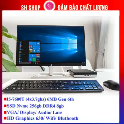 Máy tính bàn HP 600 G3 Tiny I5-7600T(4x3.7ghz), SSD 240g, DDR4 8gb, như mới. Game, học, giải trí