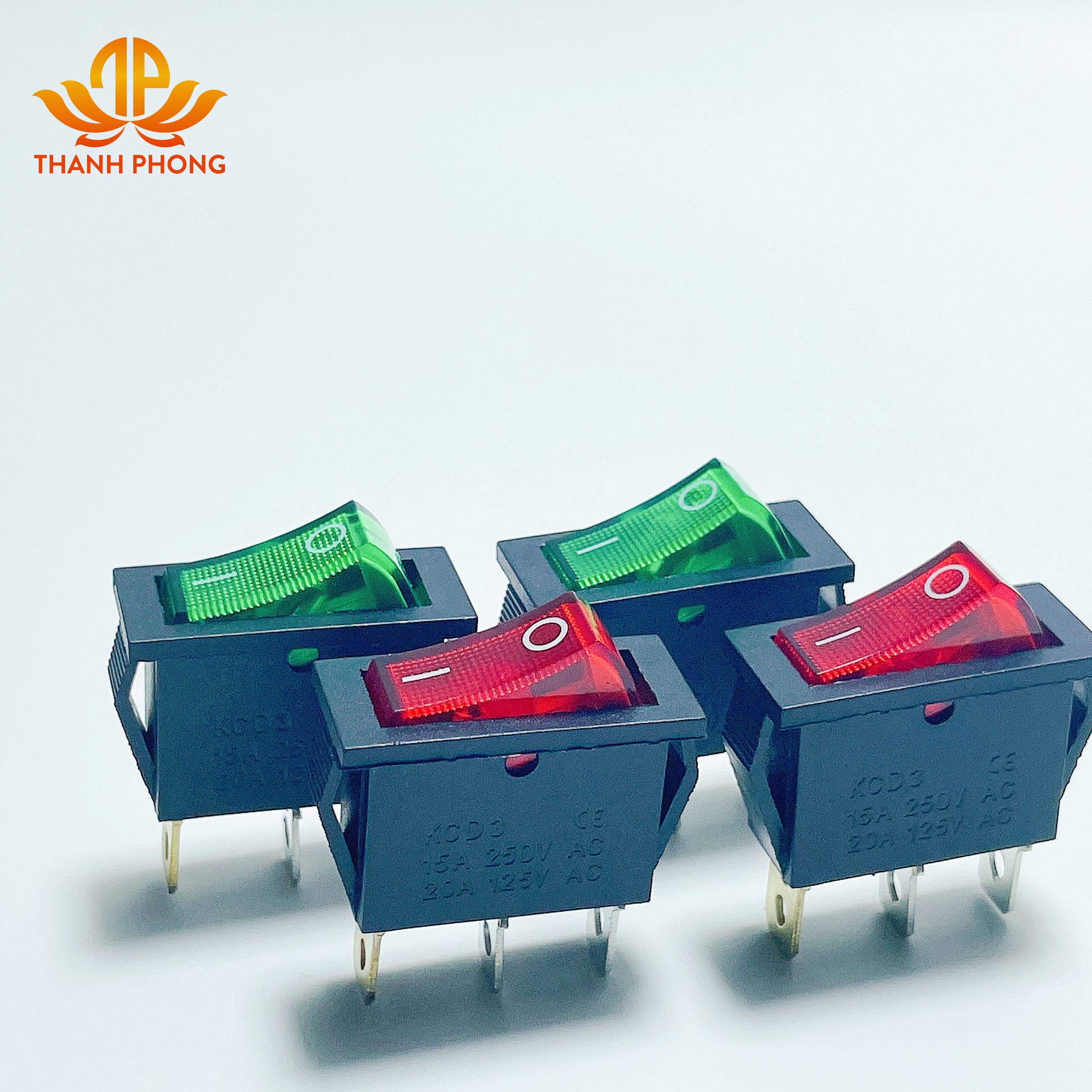Công Tắc Bập Bênh 3 chân KCD3 15A 20A 250V