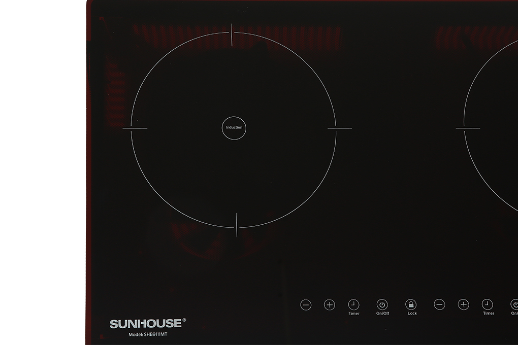 Bếp từ đôi Sunhouse SHB9111MT (Hàng xả kho giá rẻ, lắp âm hay nổi đều được, bảo hành chính hãng)