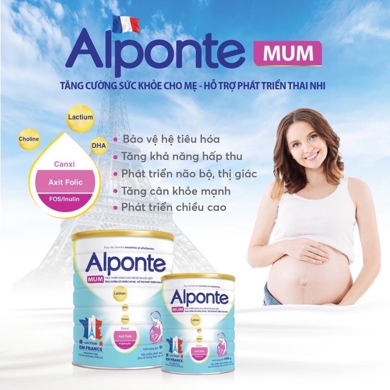 (Date mới) Sữa Alponte Mum 800g