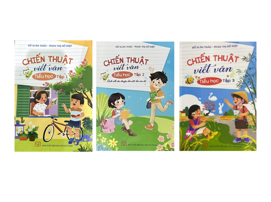Sách - combo 3 cuốn chiến thuật viết văn tiểu học tập 1 + tập 2 + tập 3