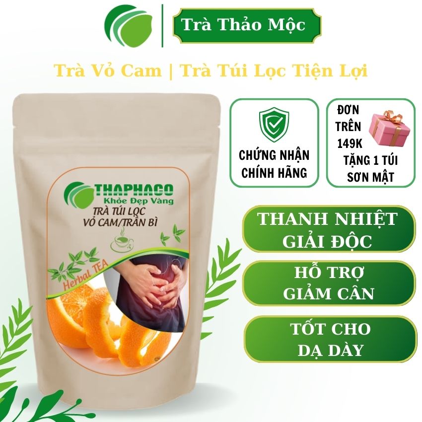 Trà túi lọc vỏ cam thaphaco tốt cho tiêu hóa