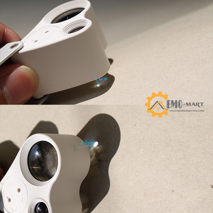 [FreeshipMAX] Kính lúp cầm tay mini 30x- 60x v2