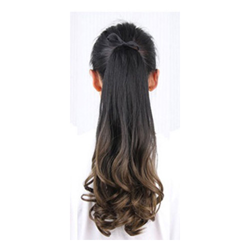 Tóc giả cột ombre KM06R, tóc giả nữ Sỉ 45k