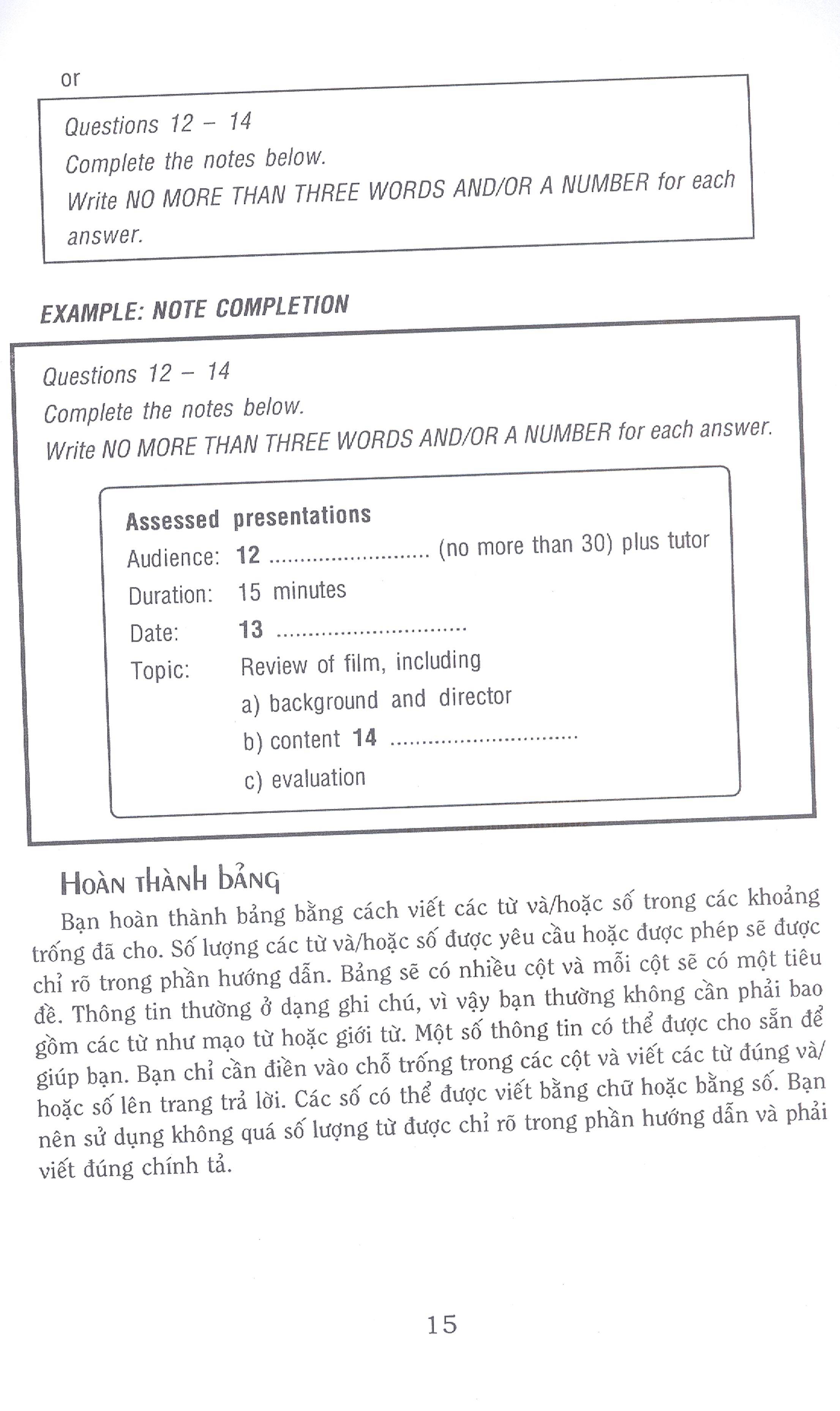 Cẩm nang luyện thi IELTS 12: Academic