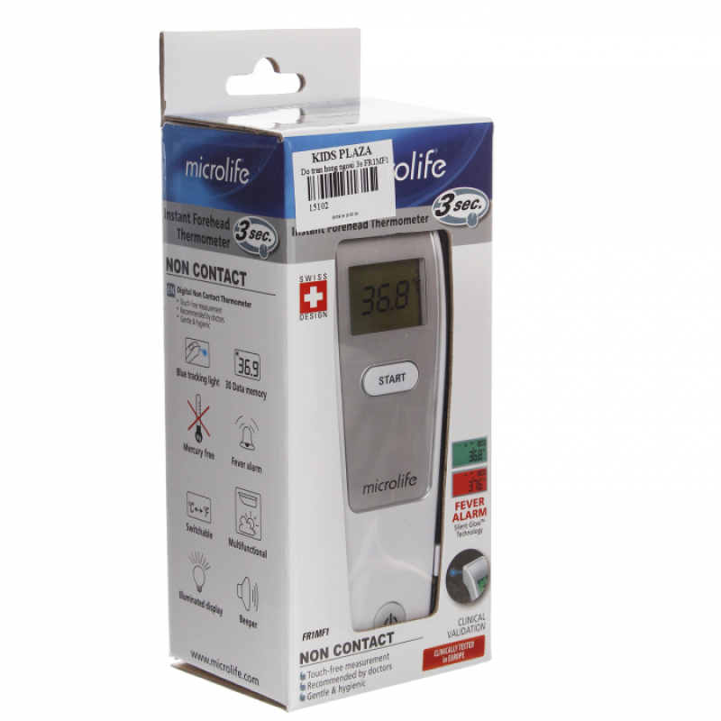 Nhiệt kế điện tử đo trán hồng ngoại Microlife FR1MF1 bán chạy
