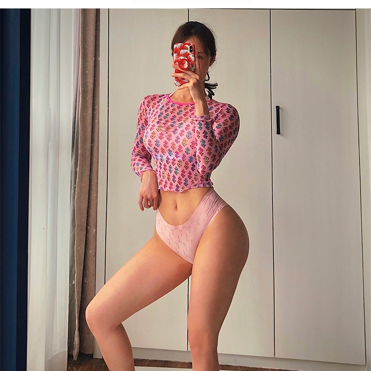 QUẦN LỌT KHE PINK TIM THONG