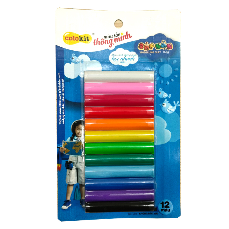 Sắp nặn thiên long 8 - 12 màu mc-c03, mc-c04