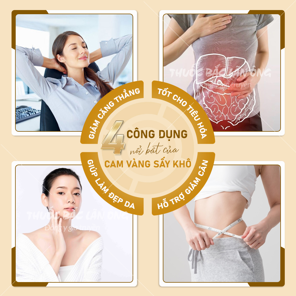 Cam Vàng Sấy Khô 500g