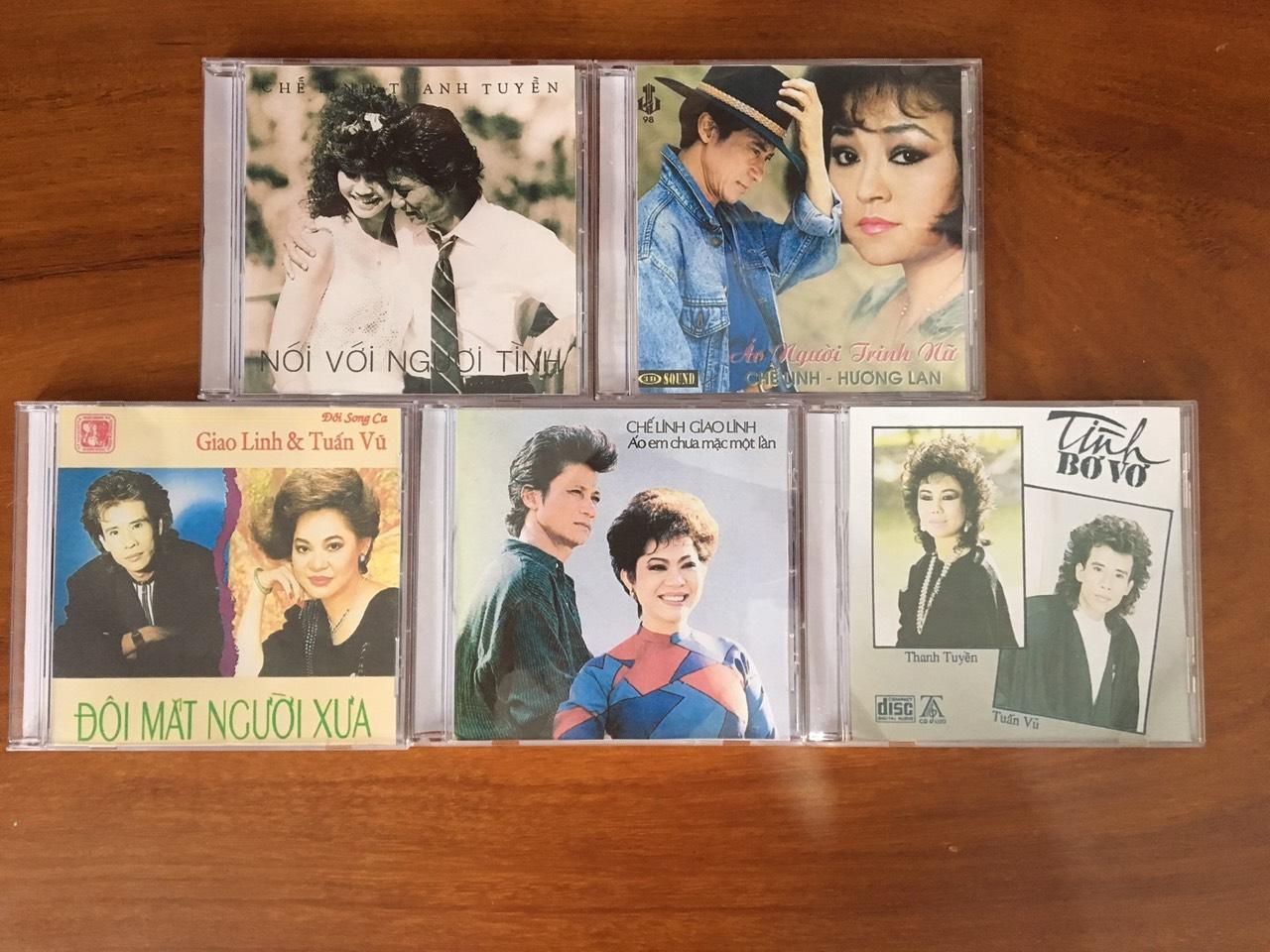 [MDCD] Bộ 5 Đĩa CD Nhạc Vàng Song ca huyền thoại