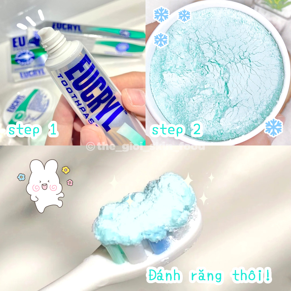Sản Phẩm Tẩy Trắng Răng Anh Quốc Eucryl Freshmint