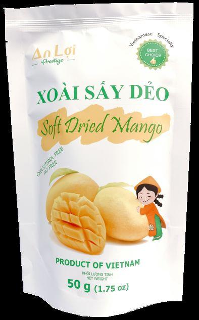 [HCM]LÔ 5 Xoài sấy dẻo An Lợi (50g x 5 gói) (SOFT DRIED MANGO) 부드러운 말린 망고