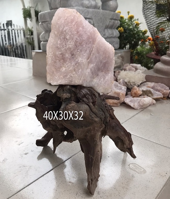 ĐÁ THẠCH ANH HỒNG THÔ 300g-600g