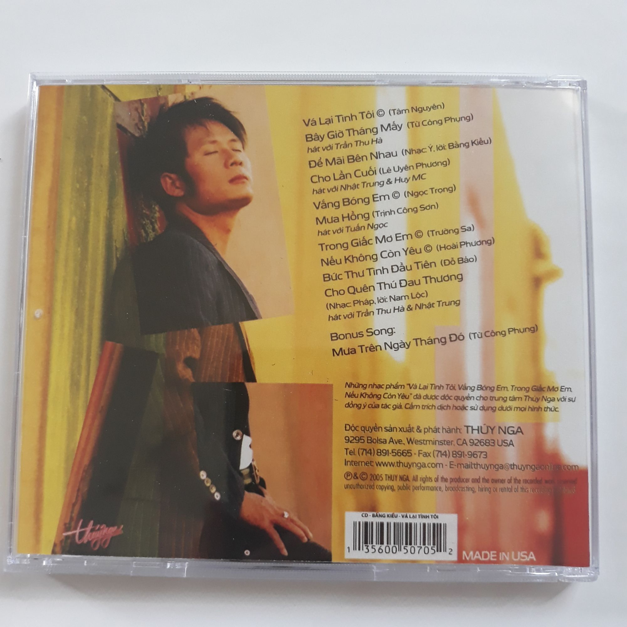 Bộ 3 đĩa cd Bằng Kiều Mitsubishi phono