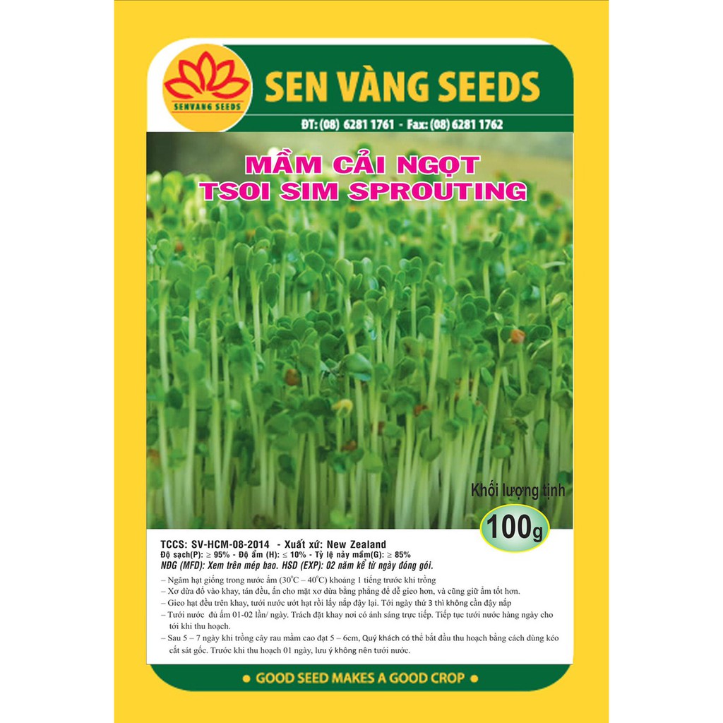 Hạt giống Rau Mầm Phú Nông - 30g