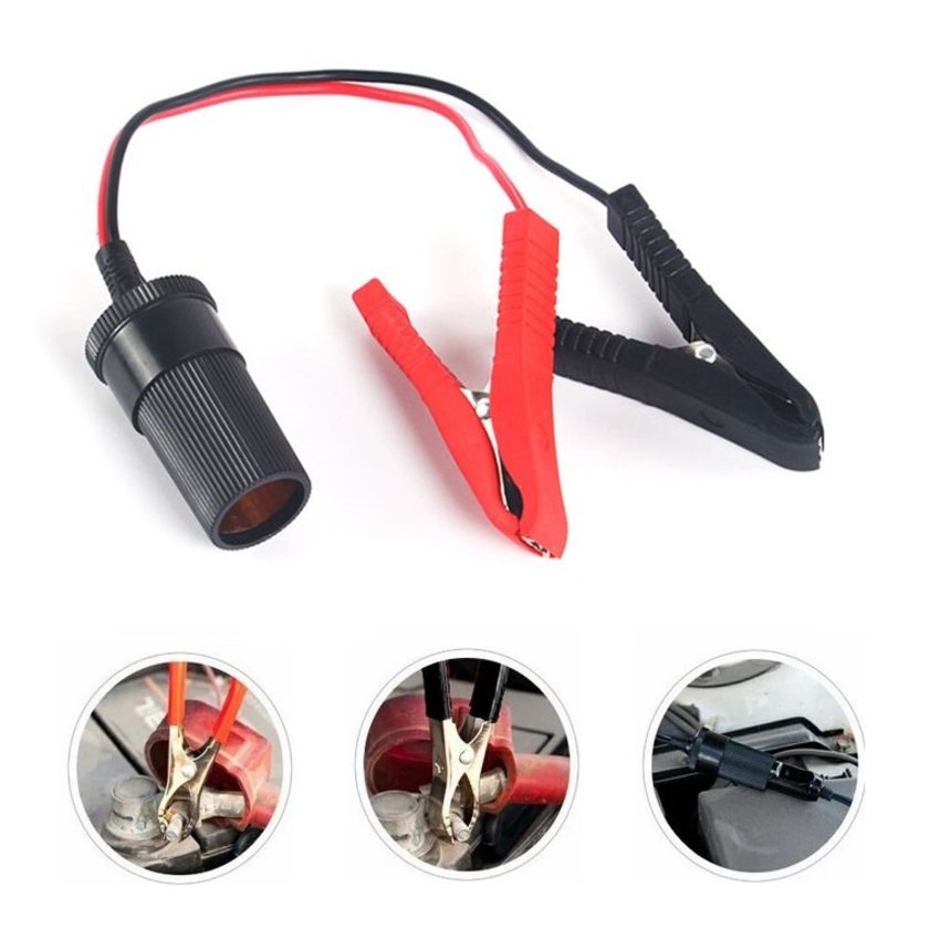 Car battery clip cable