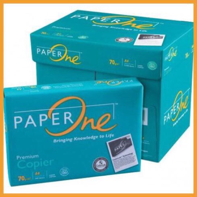 GiấY A4 DầY Paper One 70Gms 5Ream/Thùng