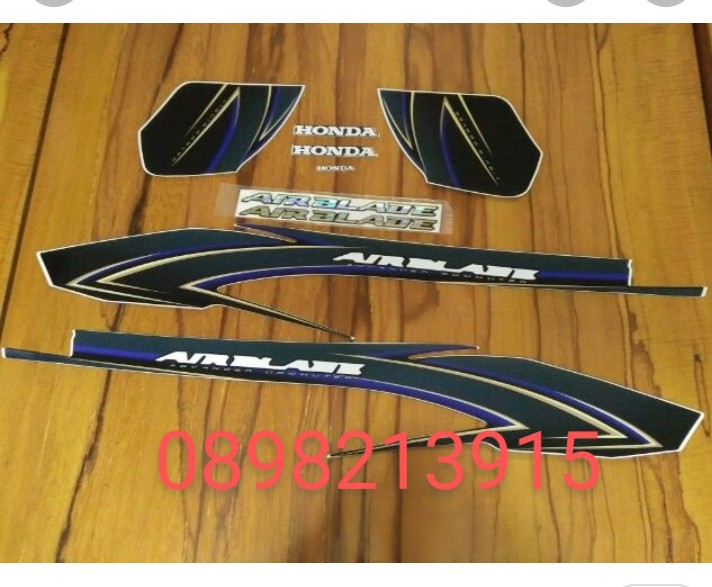 Bộ tem airblade 2008 màu đen