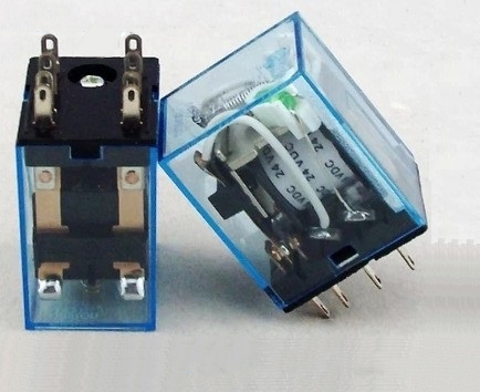 Relay trung gian 12v, 24v, 220v 8 chân 5a my2nj