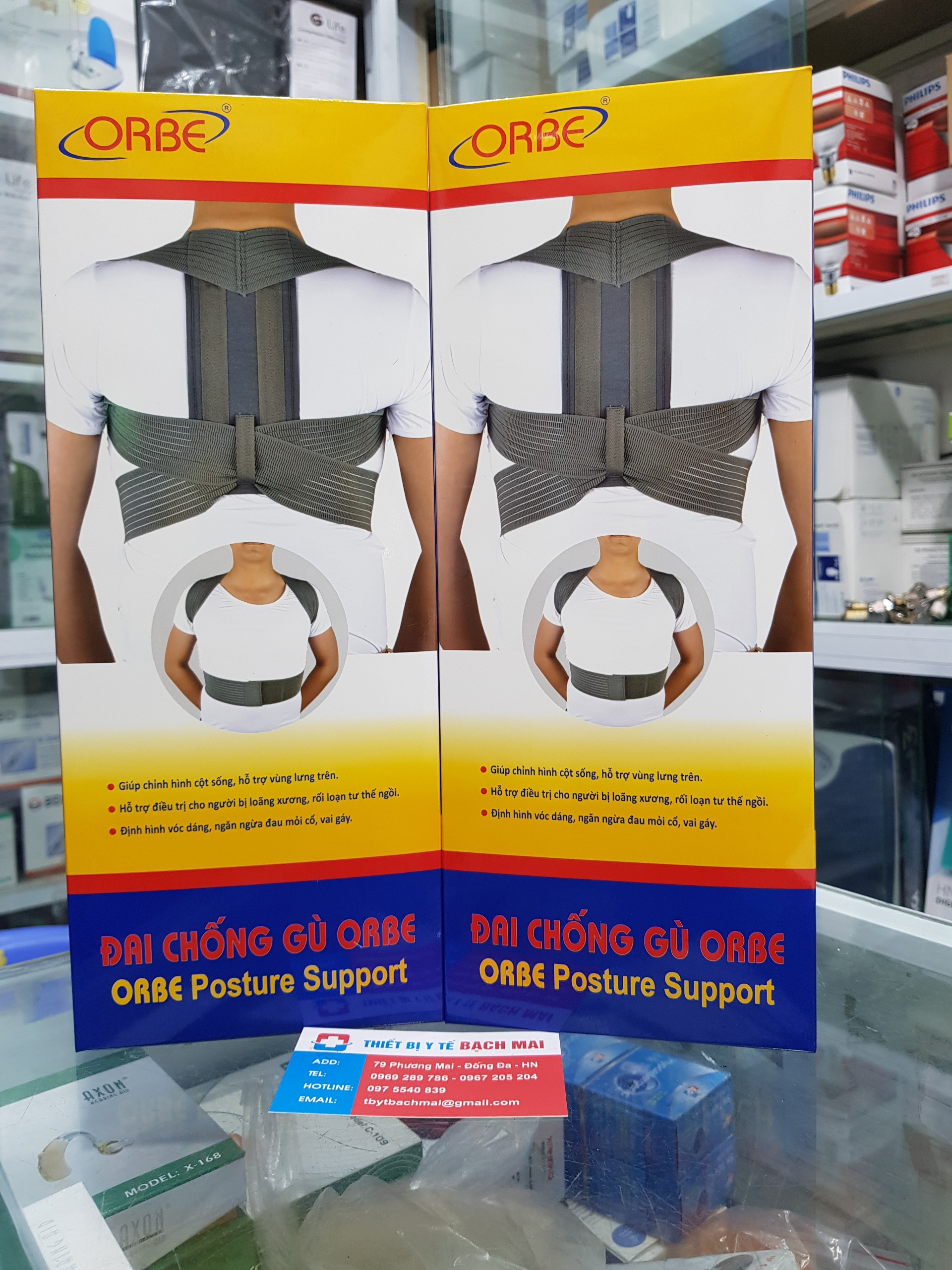 Đai Lưng Chống Gù Orbe Cao Cấp - Người Lớn, Trẻ Em
