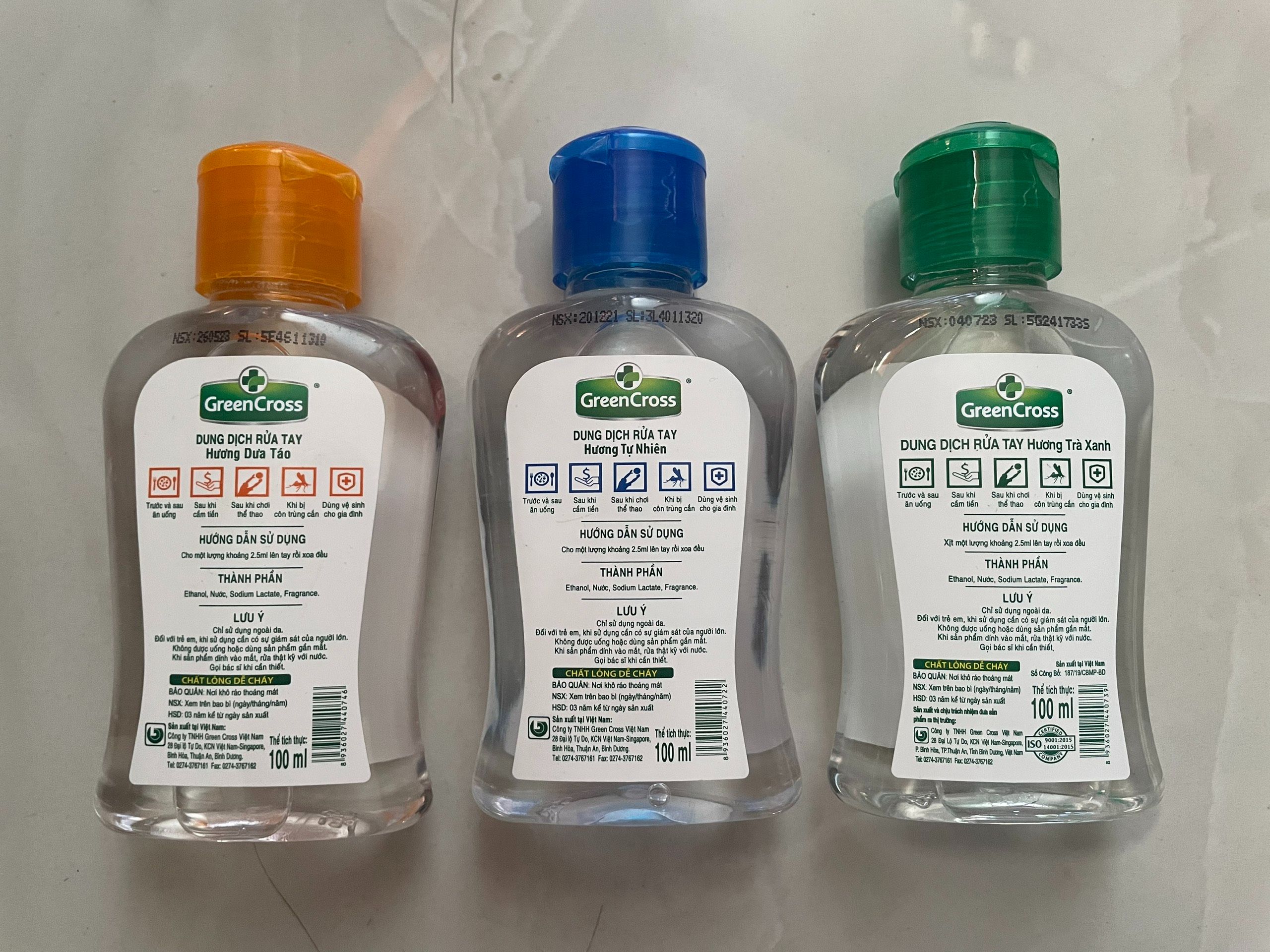 Dung Dịch Rửa Tay GREEN CROSS 100ml