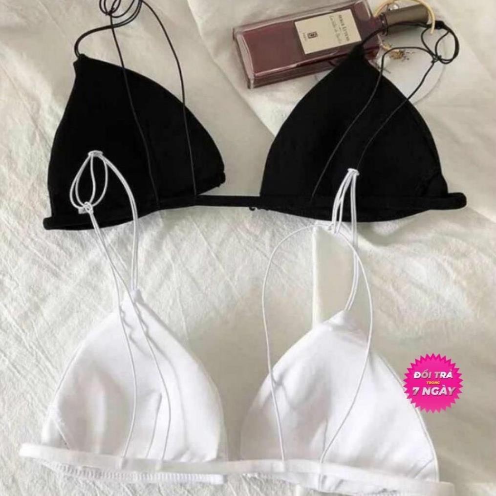 Bra Cotton Dây Mảnh [ ZOZO 8010] Áo Bra Mút Mỏng Đẹp