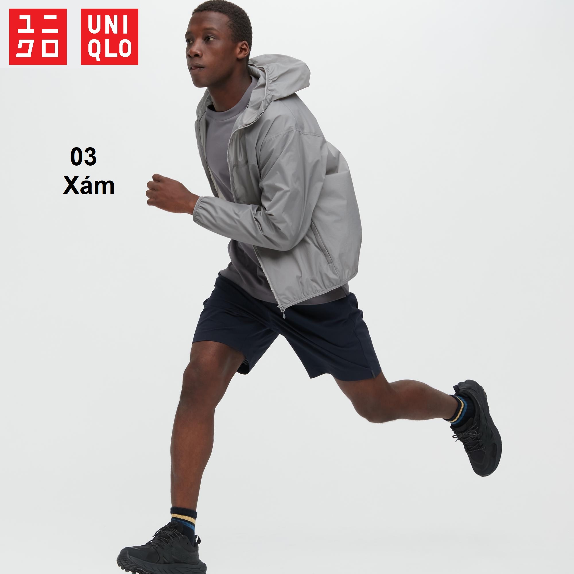 Áo khoác gió bỏ túi siêu nhẹ, chống nước chống uv nam uniqlo - nhật bản