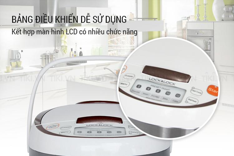 Nồi Cơm Điện Tử Lock&Lock EJR351BRW - 1.8L