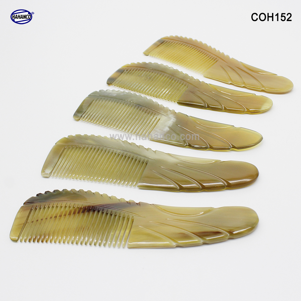 Lược sừng xuất Nhật (Size:M-16,5cm) Lược đuôi thon nhỏ gọn (COH152)