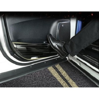 Ốp chống xước cánh cửa Ertiga titan cao cấp, ốp tapli cửa titan Ertiga